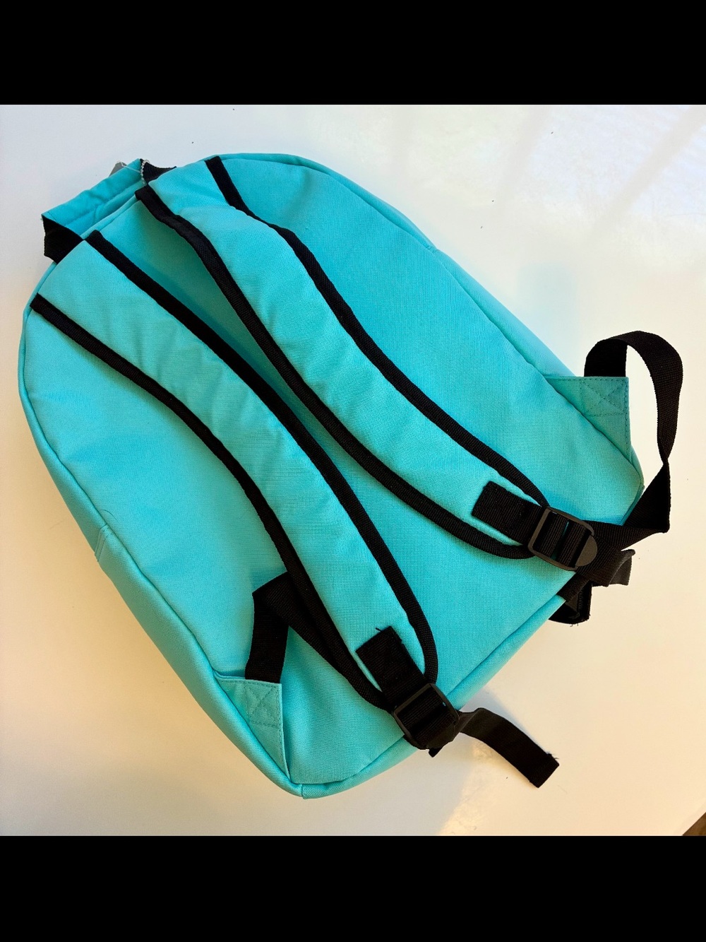 Disney Teal Kids Backpack with Mickey Mouse plus a Matt and Multicolor Stripes - Picture 2 of 6